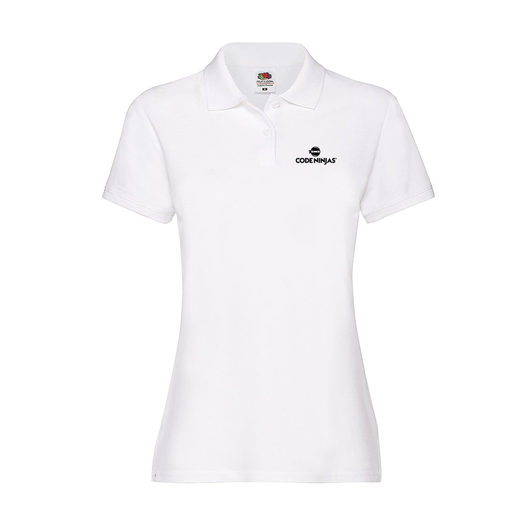 Lady-fit - White Polo