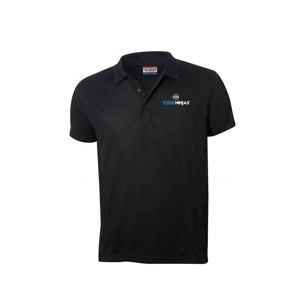 Code Ninjas  Mens Polo  Black